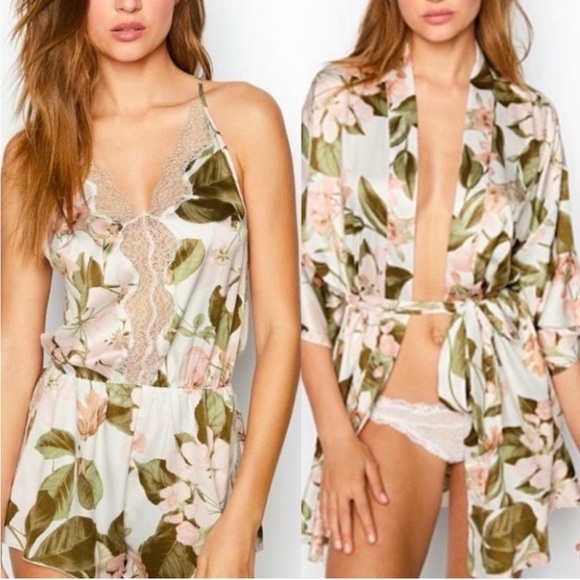 NWT Victoria’s Secret Floral Here Comes the Bride Set